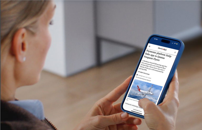 Sniip in the Courier Mail: Earn Qantas Points paying bills 